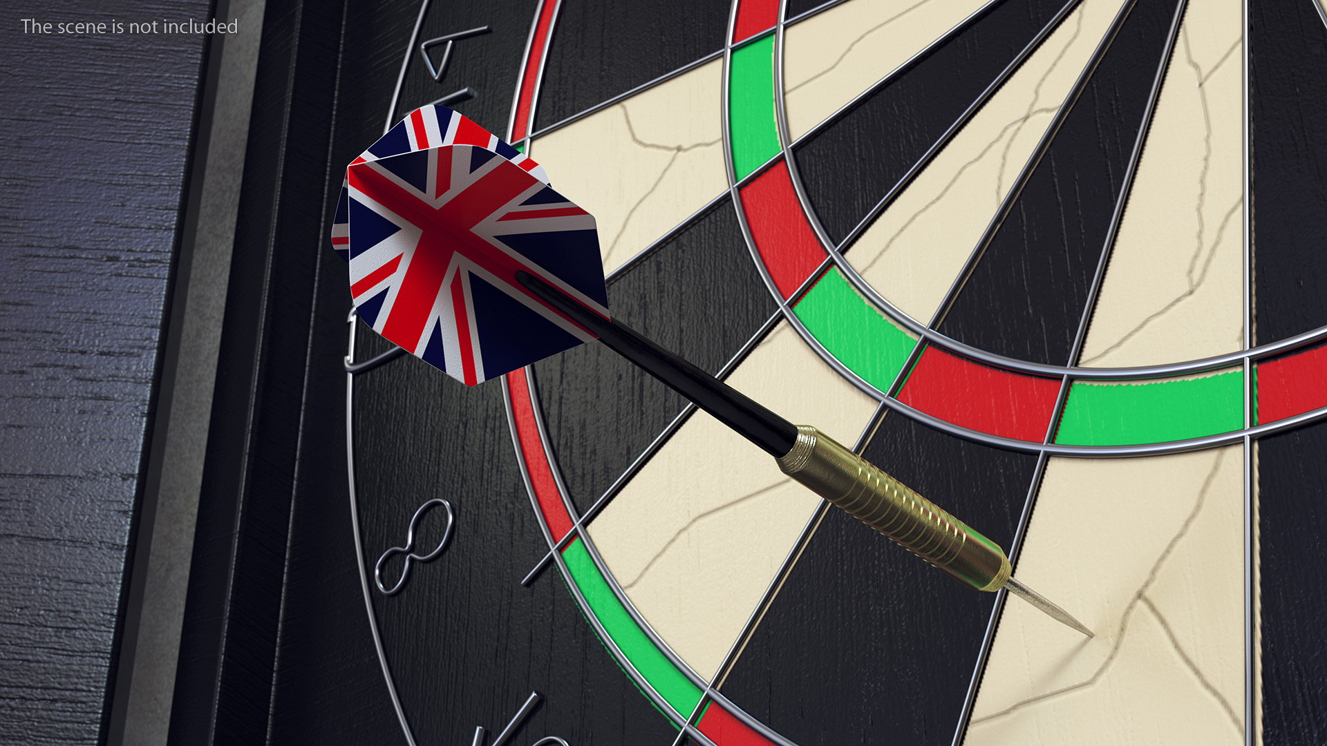 British Flag Dart 3D