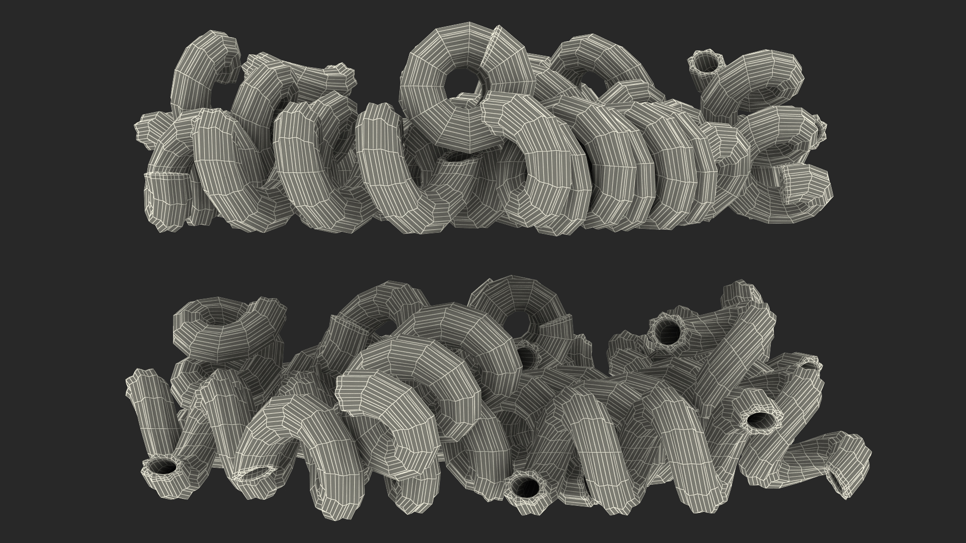 3D Cellentani Pasta