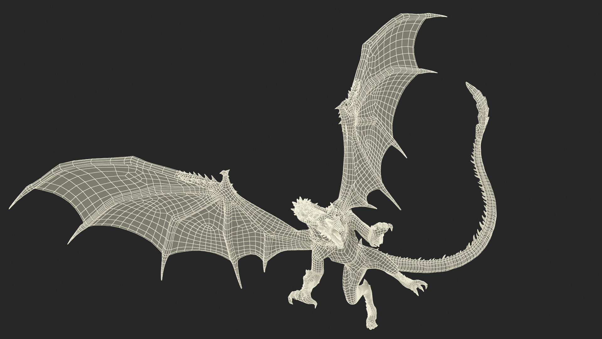 Flying Mythical Dragon 3D