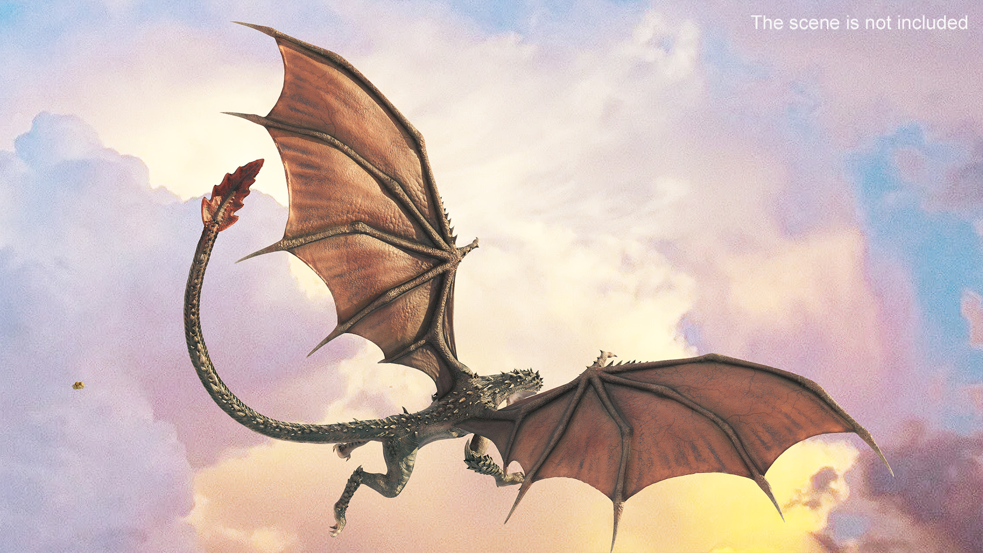 Flying Mythical Dragon 3D