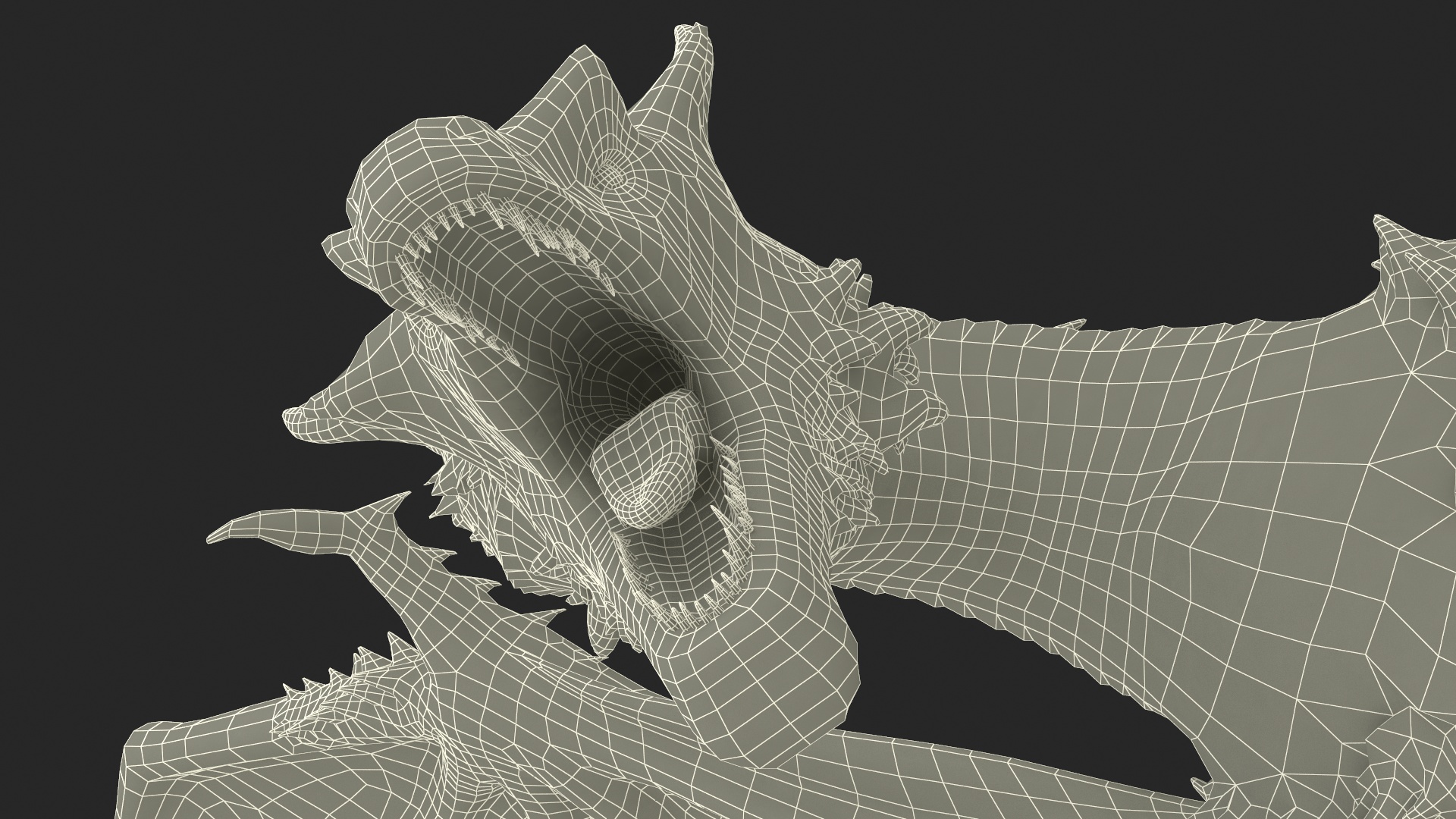 Flying Mythical Dragon 3D