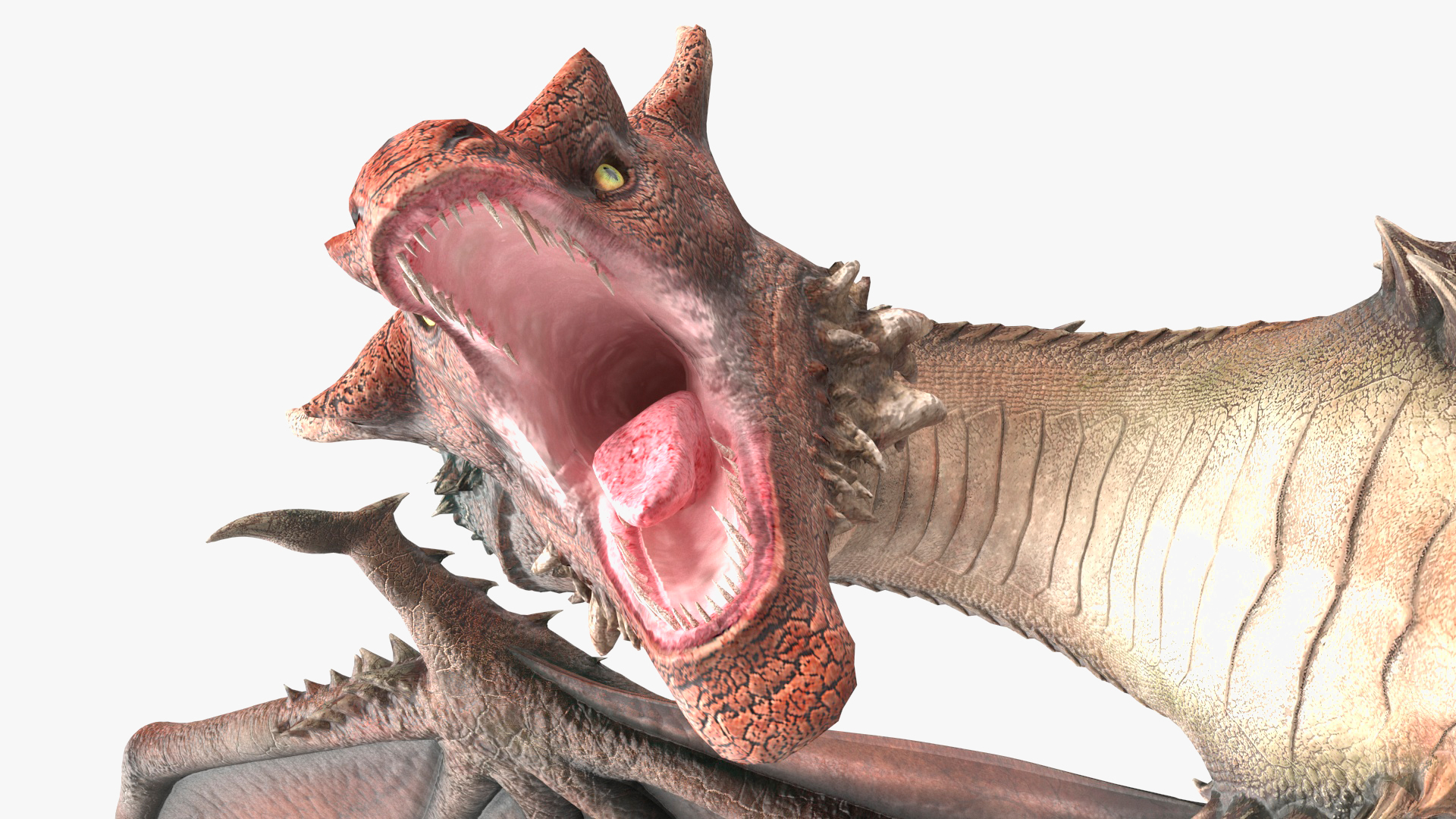 Flying Mythical Dragon 3D