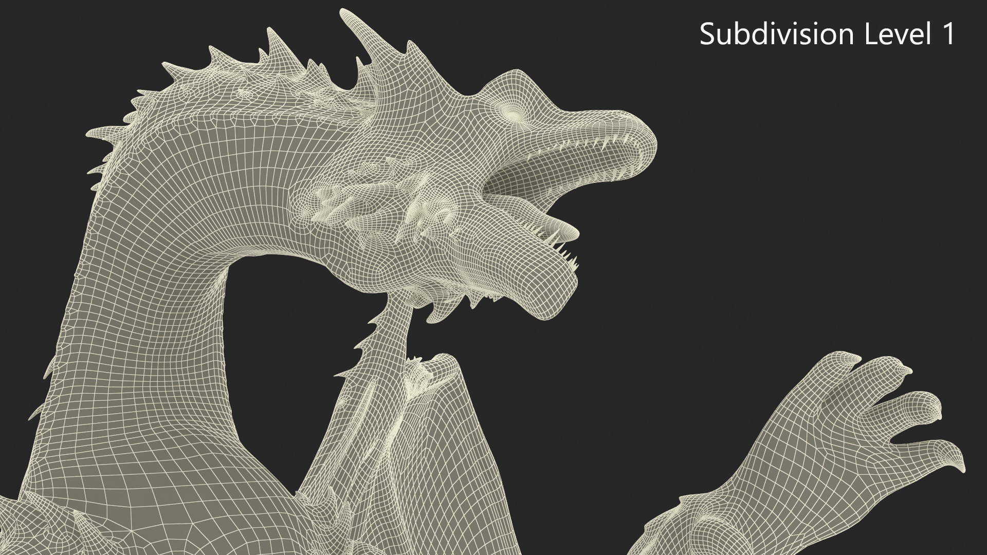 Flying Mythical Dragon 3D