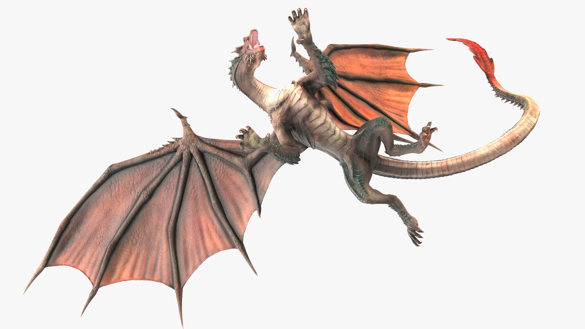 Flying Mythical Dragon 3D