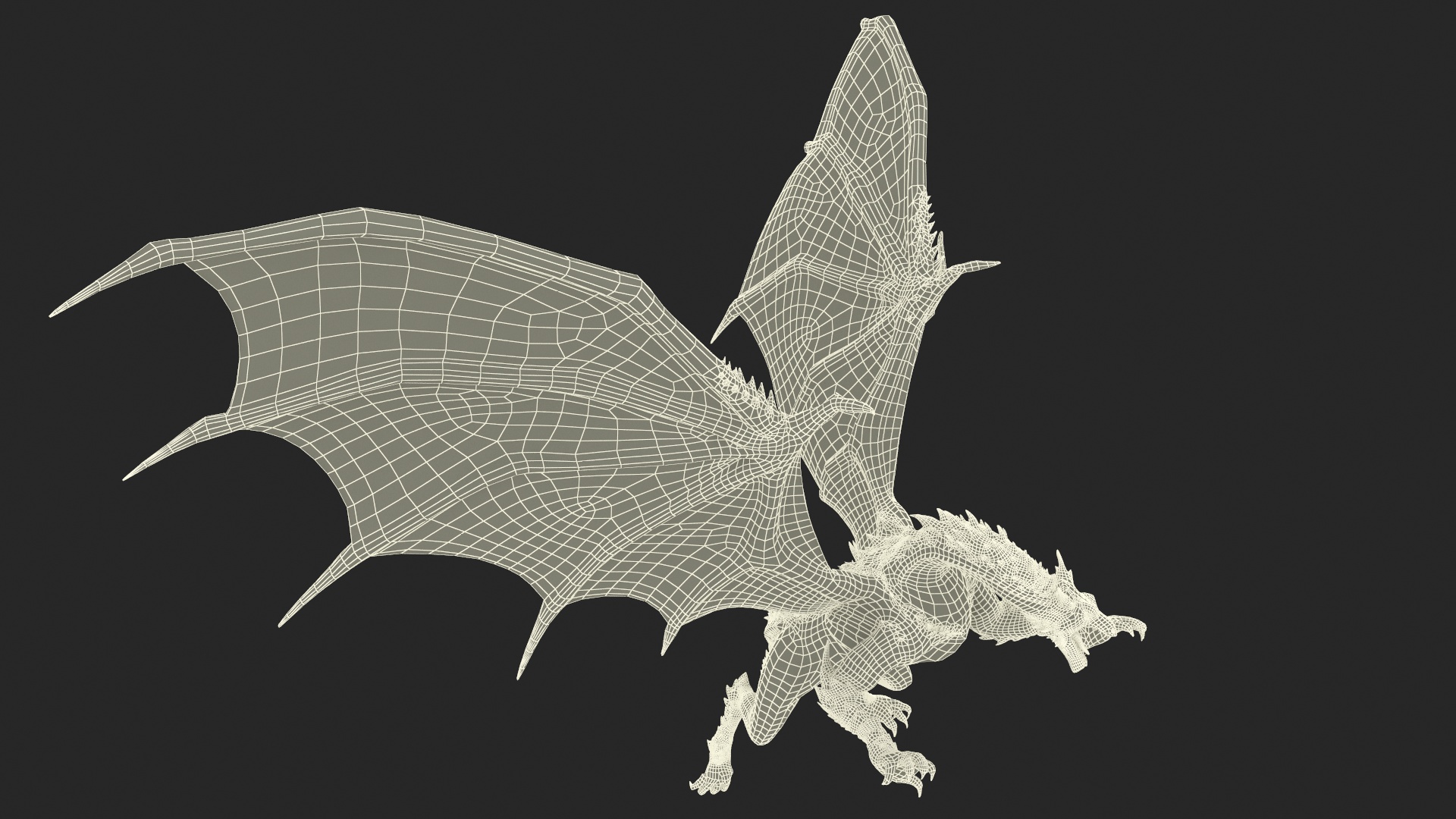 Flying Mythical Dragon 3D