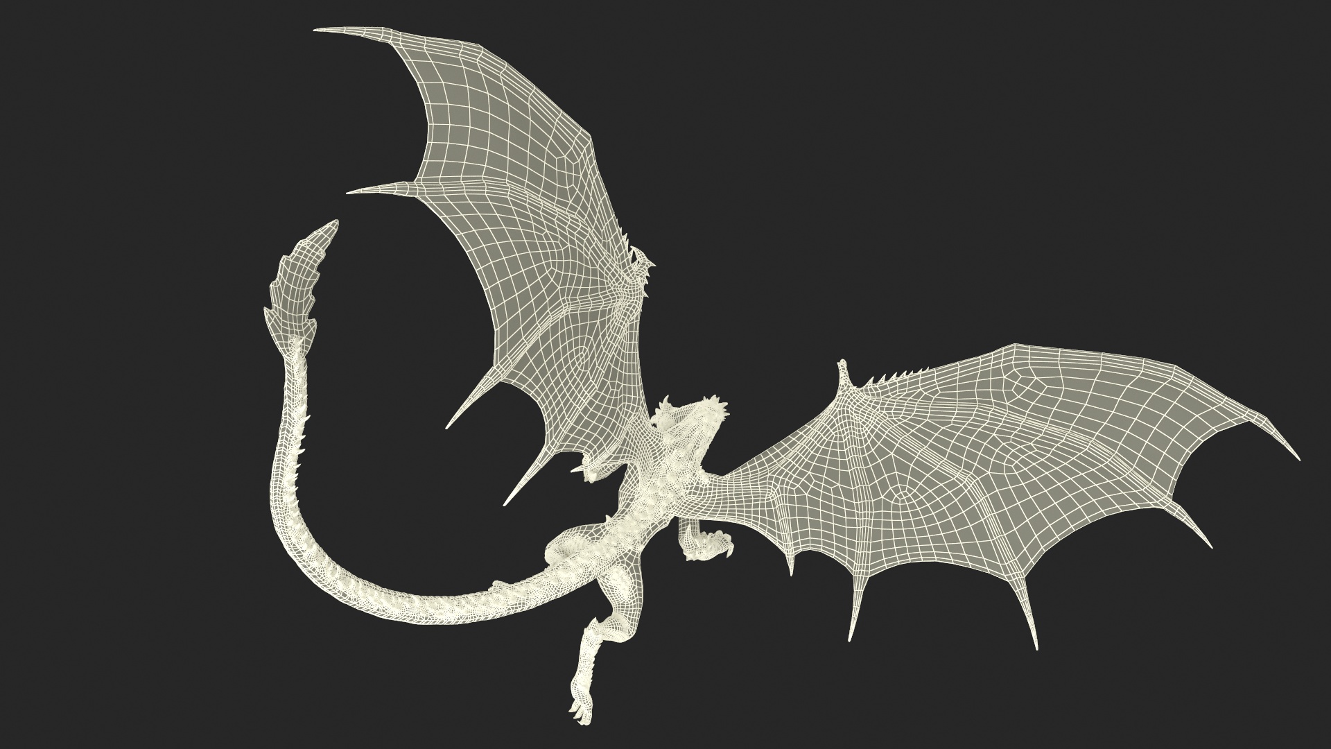 Flying Mythical Dragon 3D