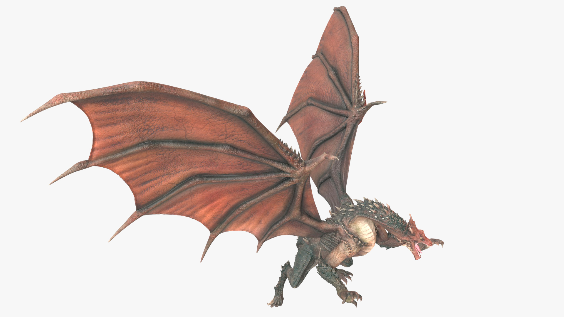 Flying Mythical Dragon 3D