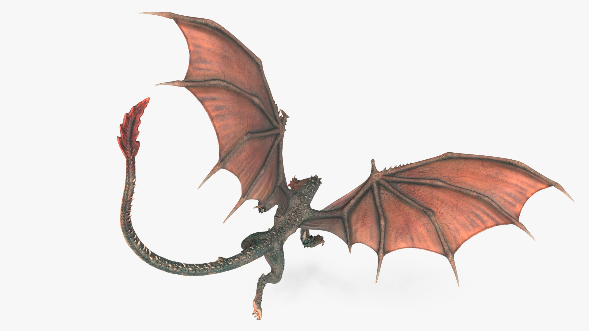 Flying Mythical Dragon 3D