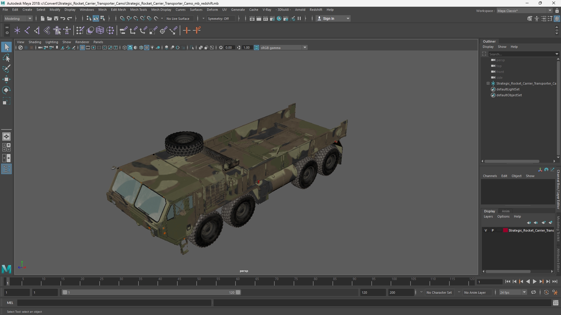 Strategic Rocket Carrier Transporter Camo - view 11