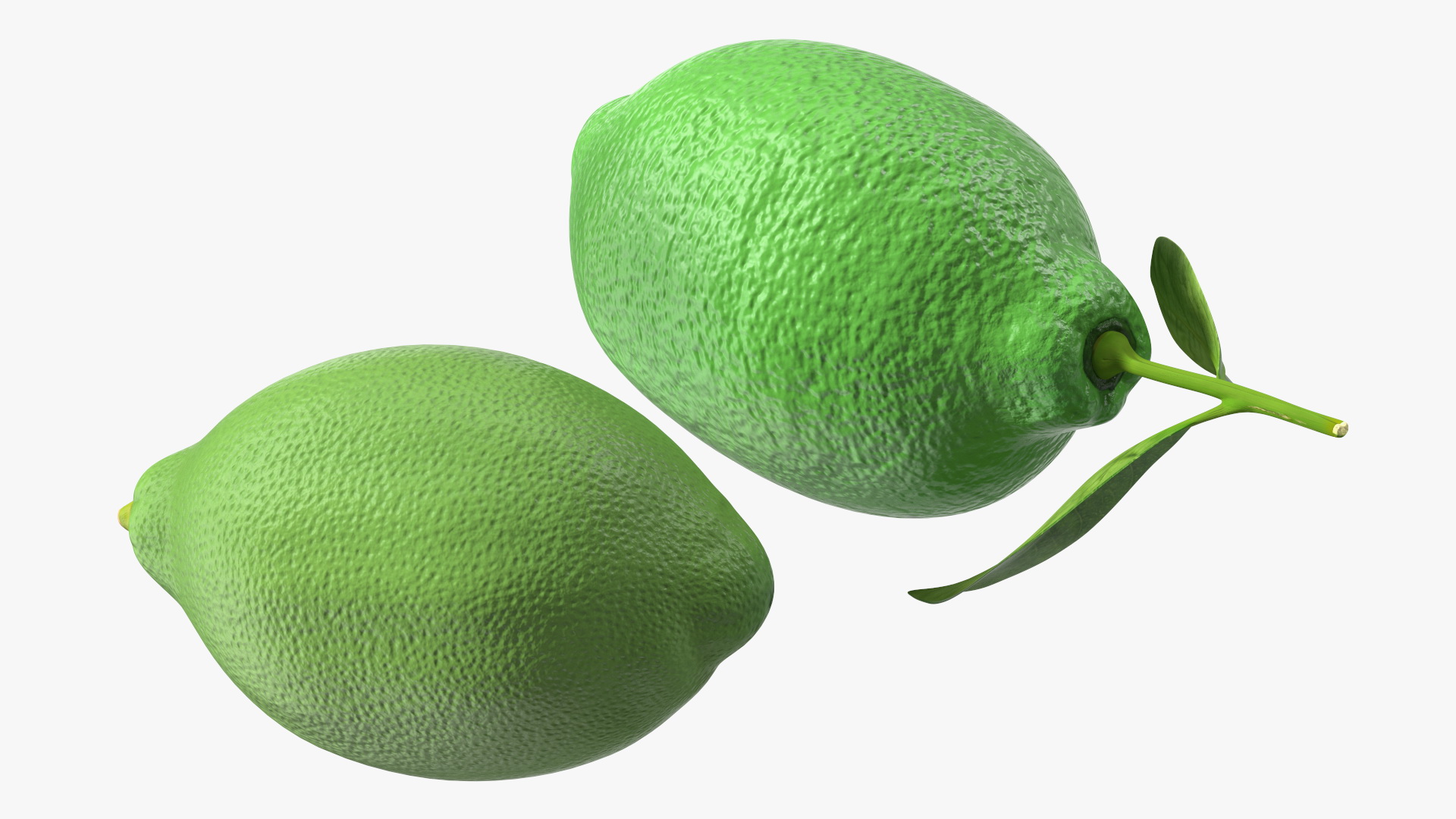 3D Green Lemon