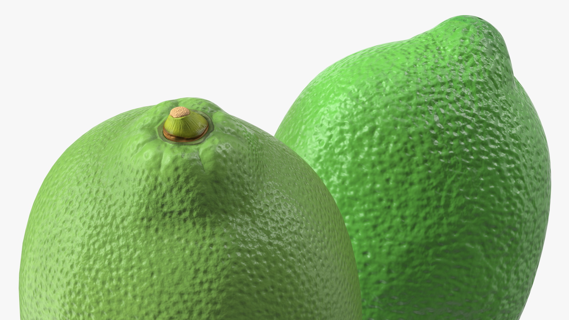 3D Green Lemon