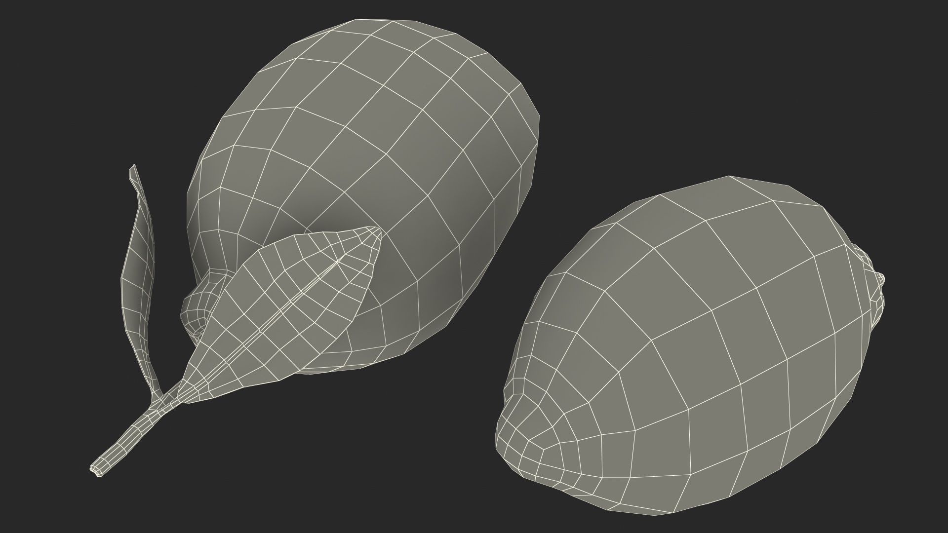 3D Green Lemon