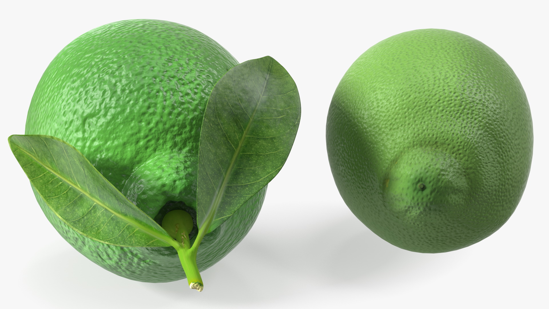 3D Green Lemon