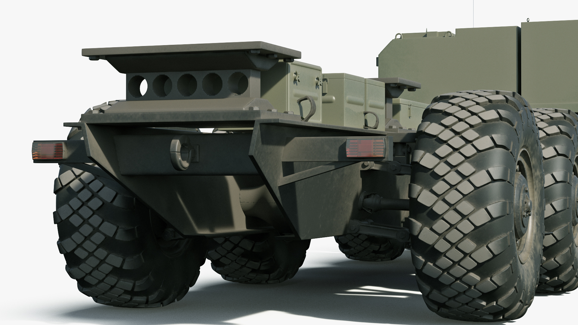 MAZ 543M 8x8 Truck Camouflage 3D model