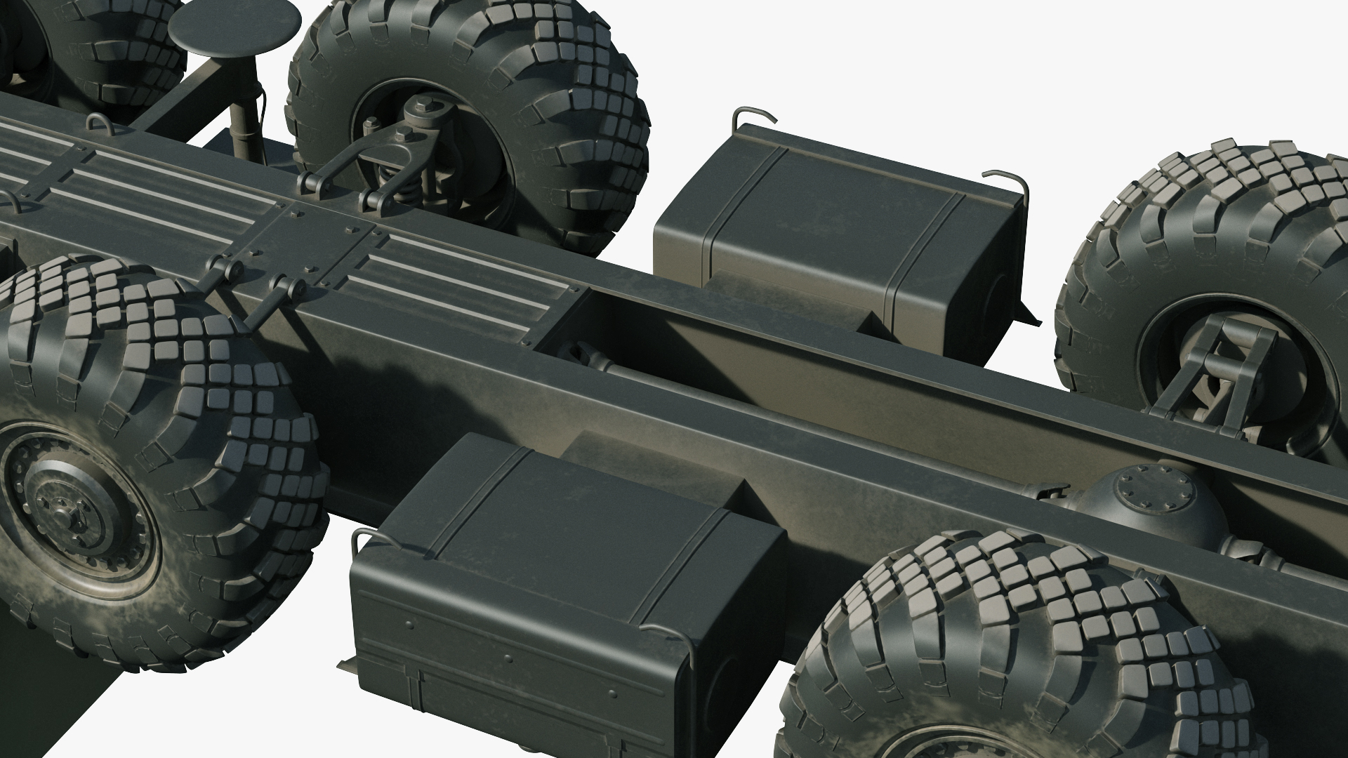 MAZ 543M 8x8 Truck Camouflage 3D model