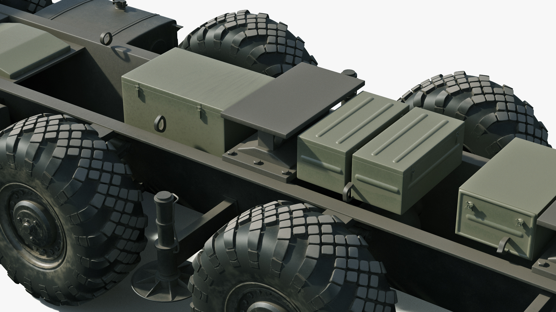 MAZ 543M 8x8 Truck Camouflage 3D model