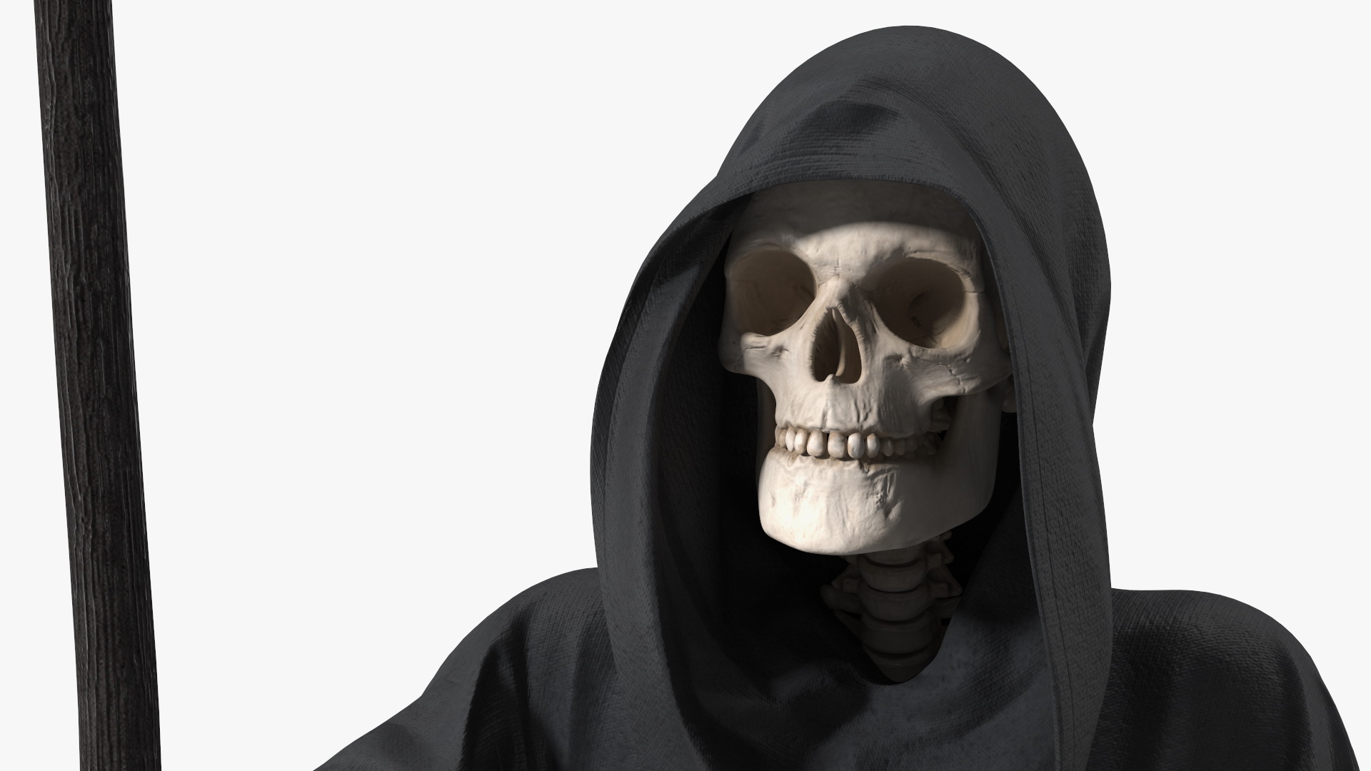 3D Death Character Staying Pose model