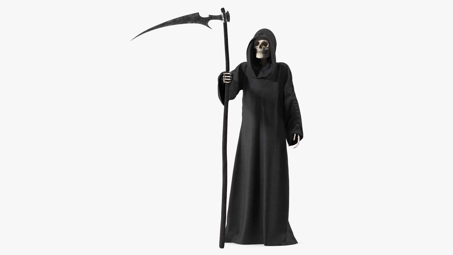 3D Death Character Staying Pose model
