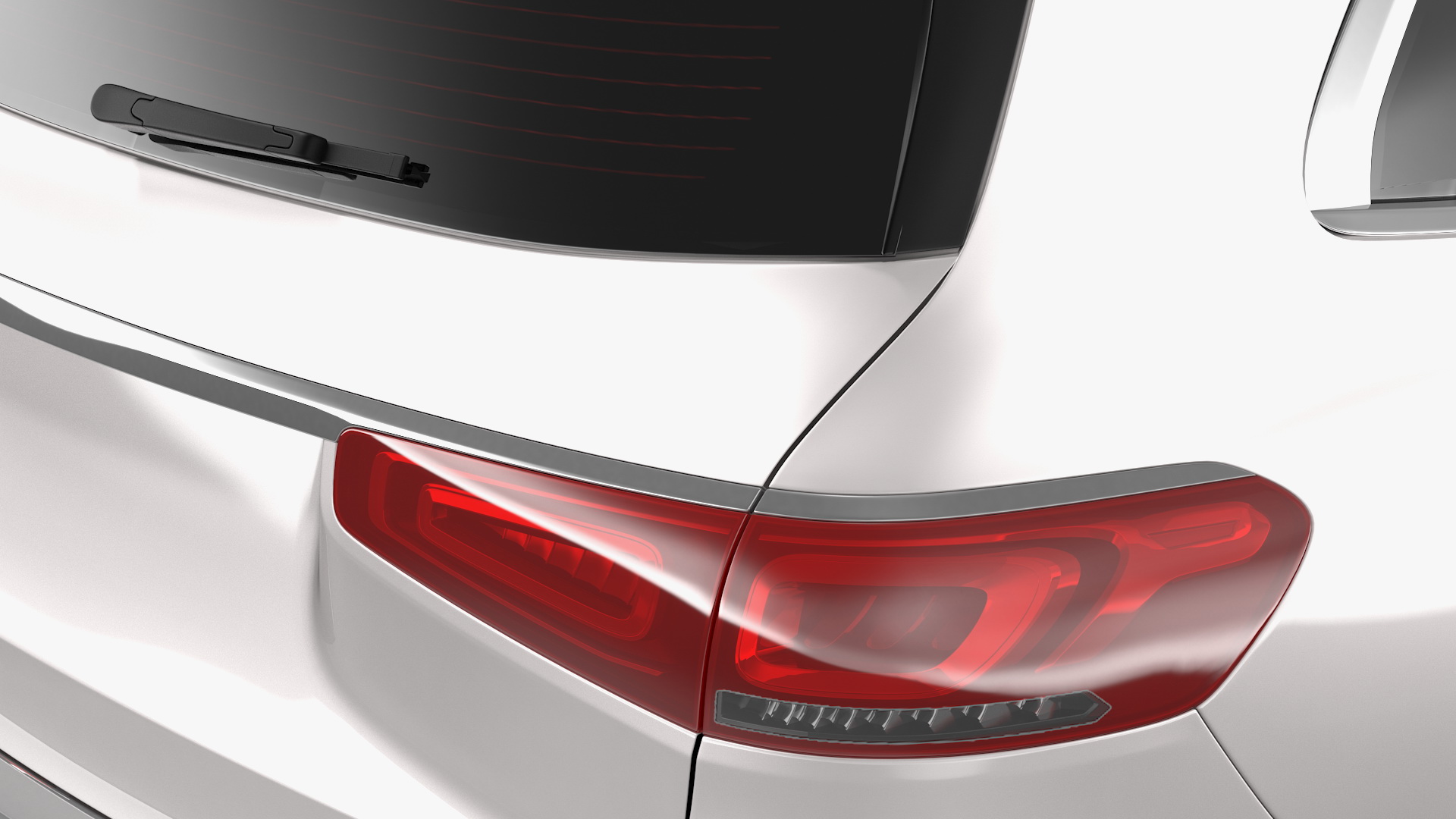 3D Luxury SUV Simple Interior