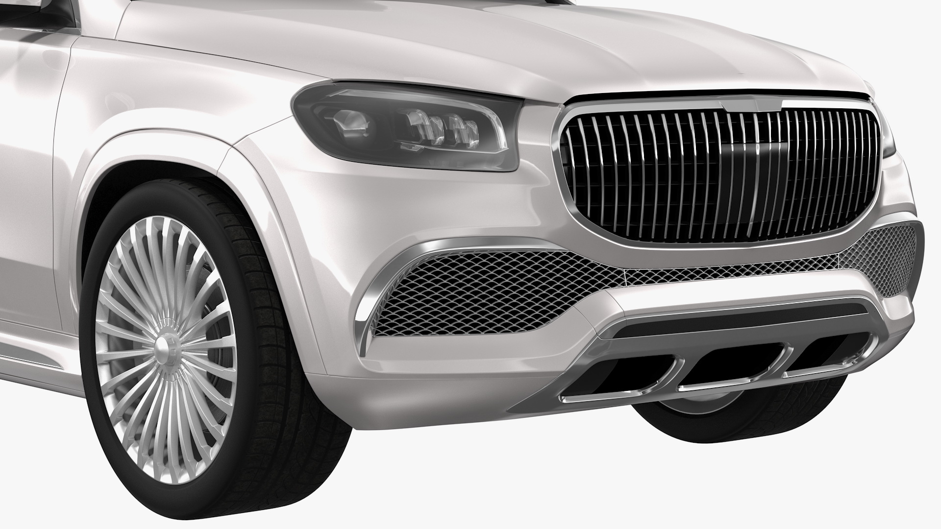 3D Luxury SUV Simple Interior