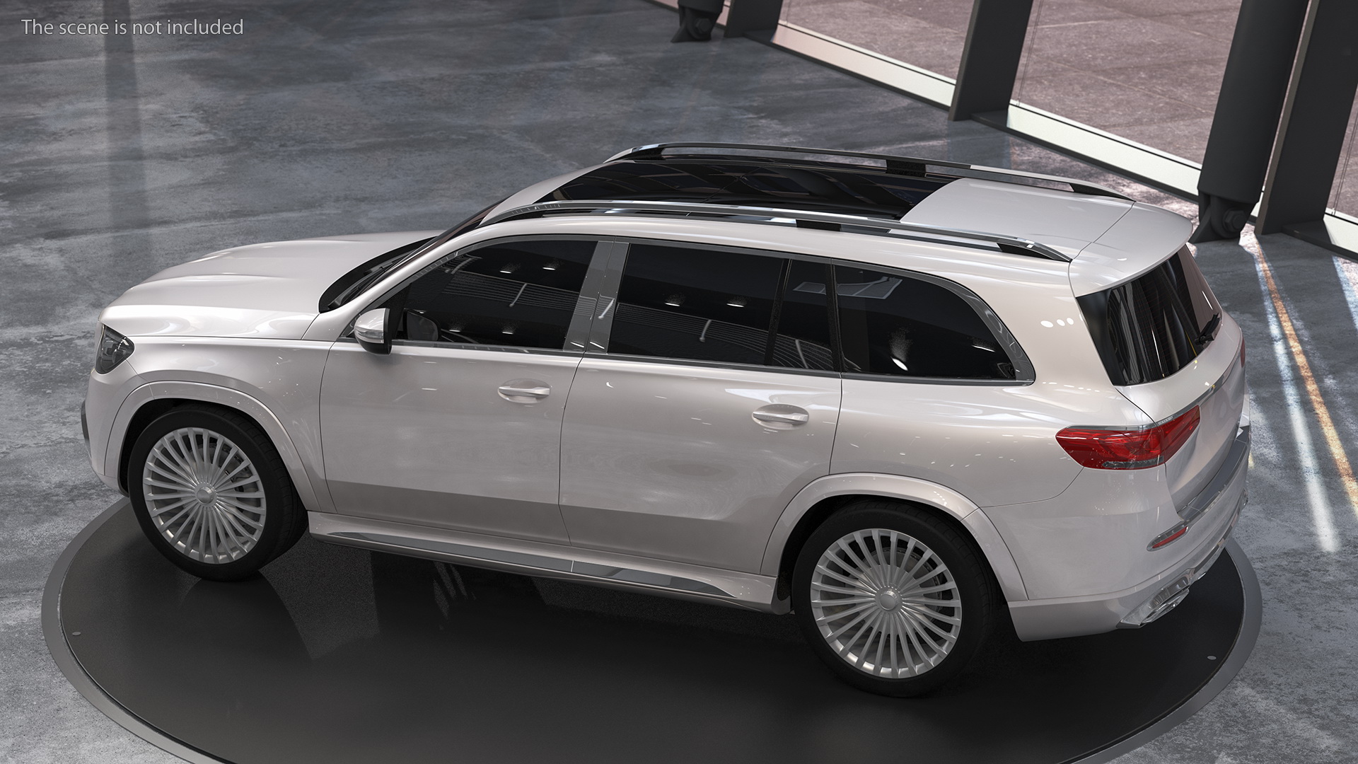 3D Luxury SUV Simple Interior