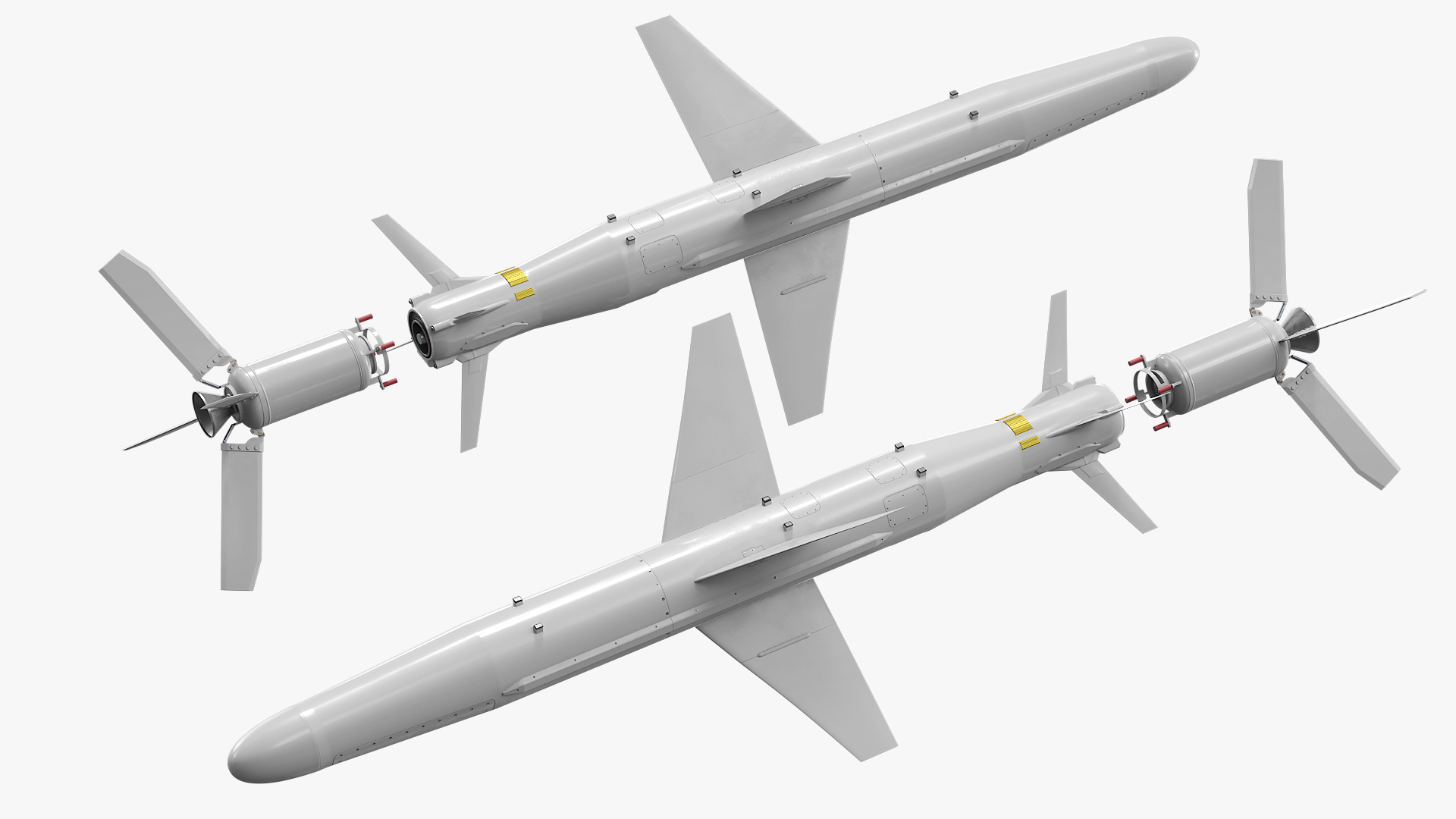 Naval Strike Guided Missile with Folding Fins - view 3