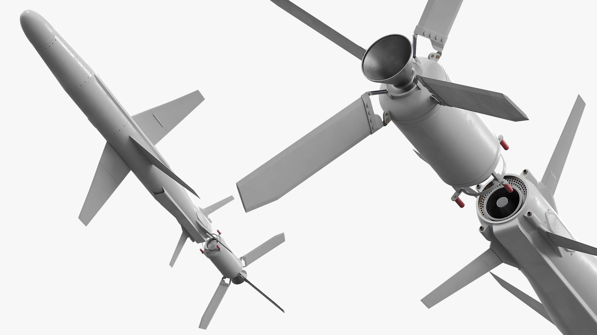 Naval Strike Guided Missile with Folding Fins - view 2
