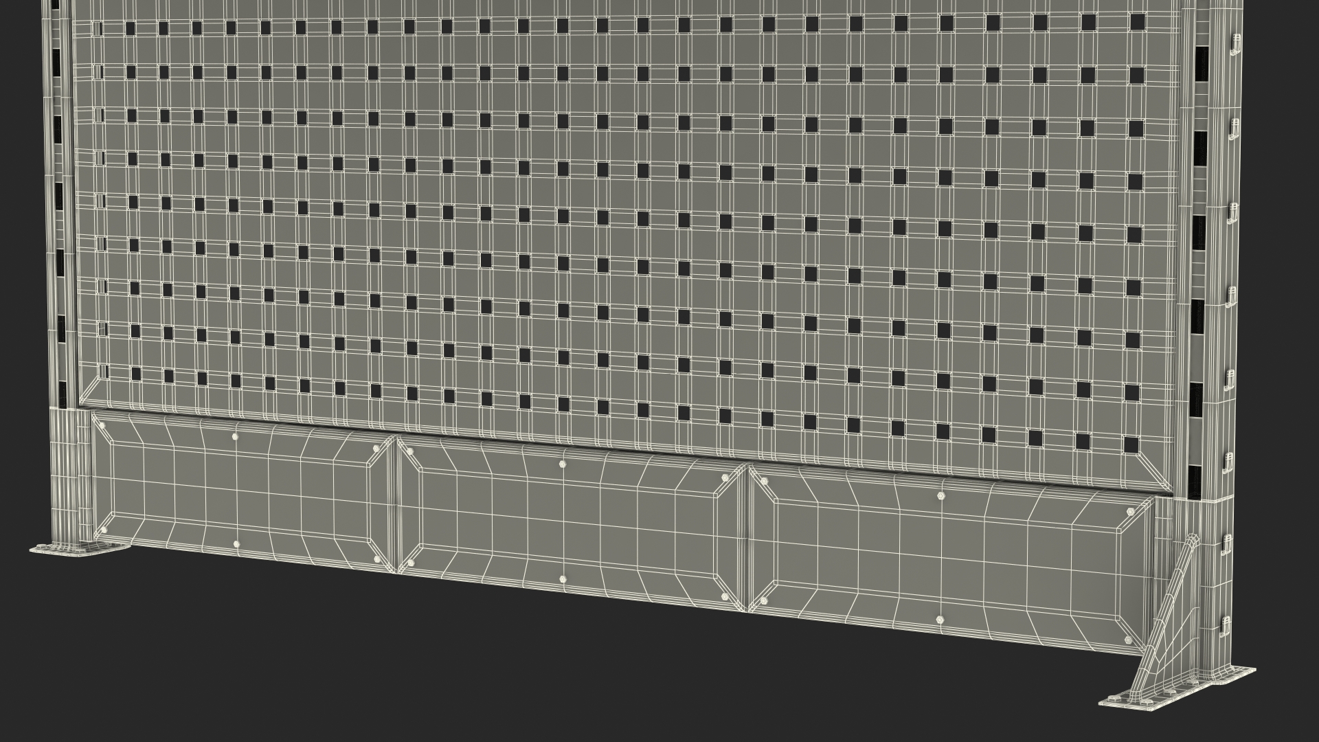 3D Plastic Bins Kit Wall