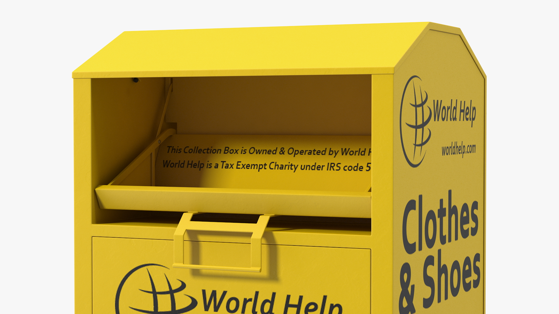 Drop Box for Clothes Rigged 3D