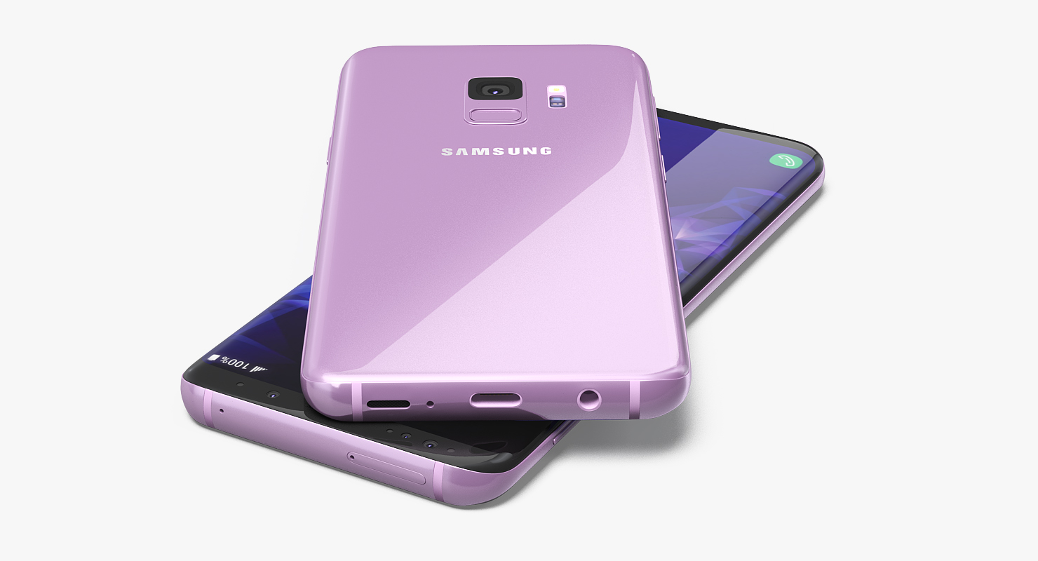 3D Samsung Galaxy S9 Set