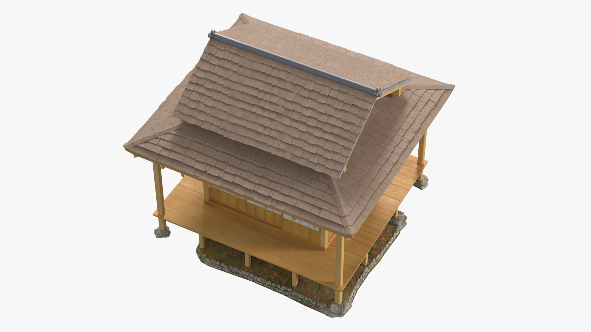 3D Japanese Tea House Chashitsu model