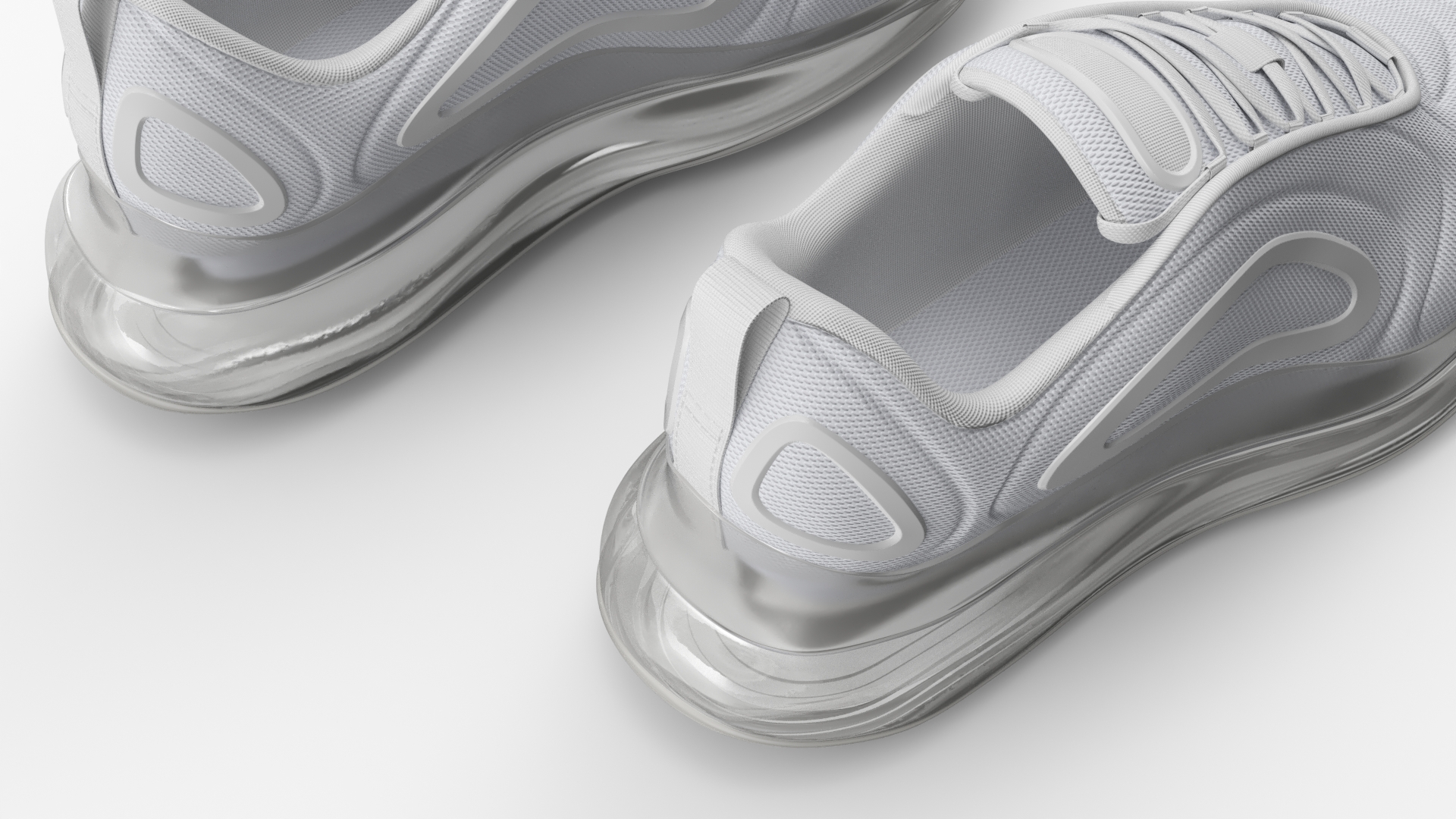 Sneakers Air Motion 720 White 3D model