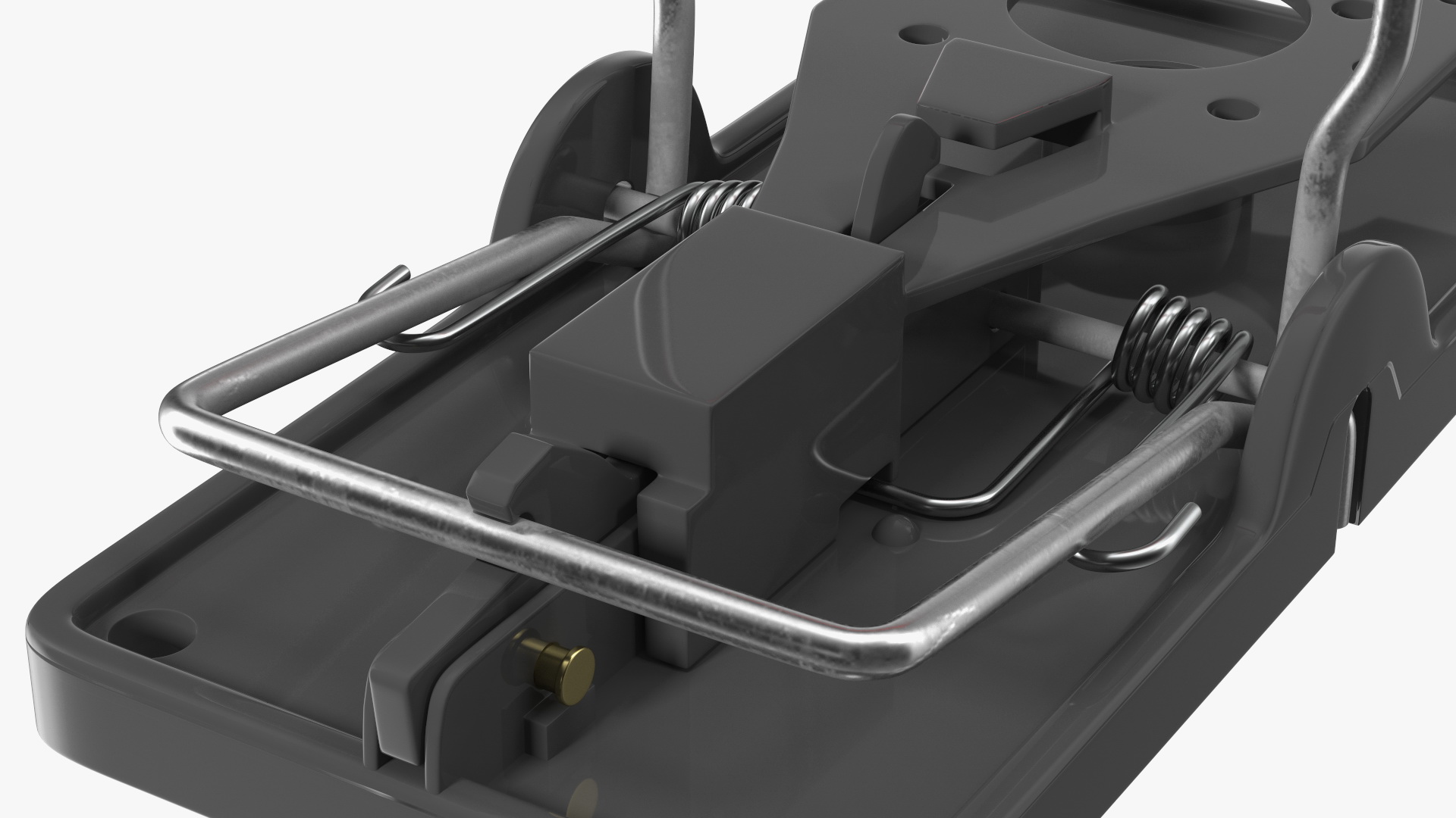 Plastic Mouse Trap Black 3D model
