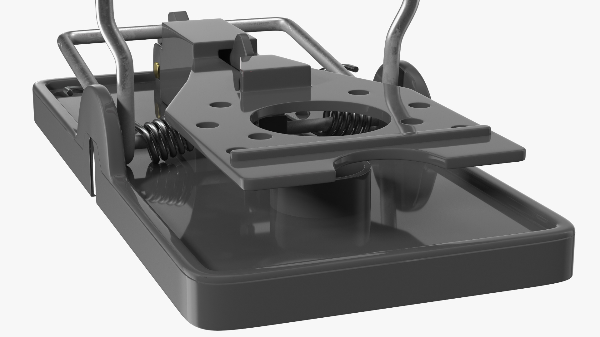 Plastic Mouse Trap Black 3D model