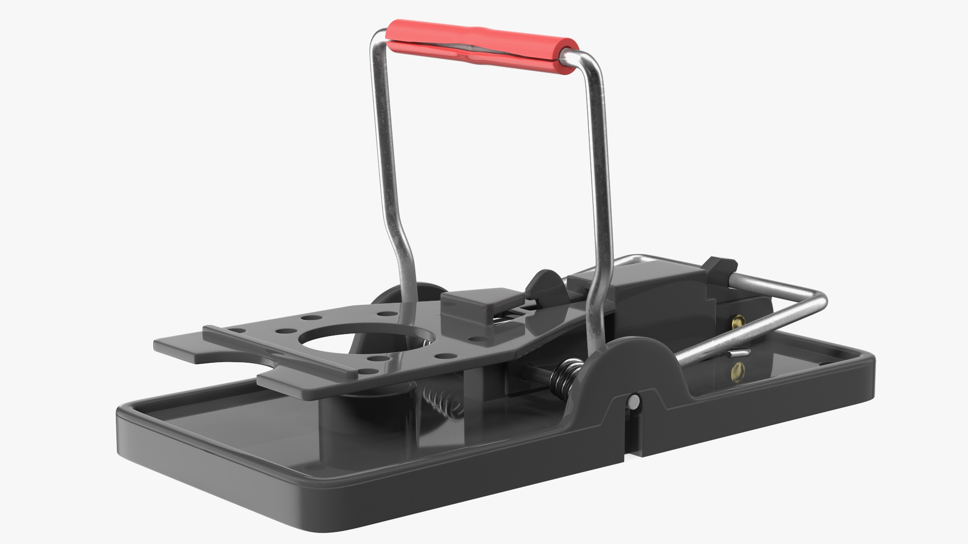 Plastic Mouse Trap Black 3D model