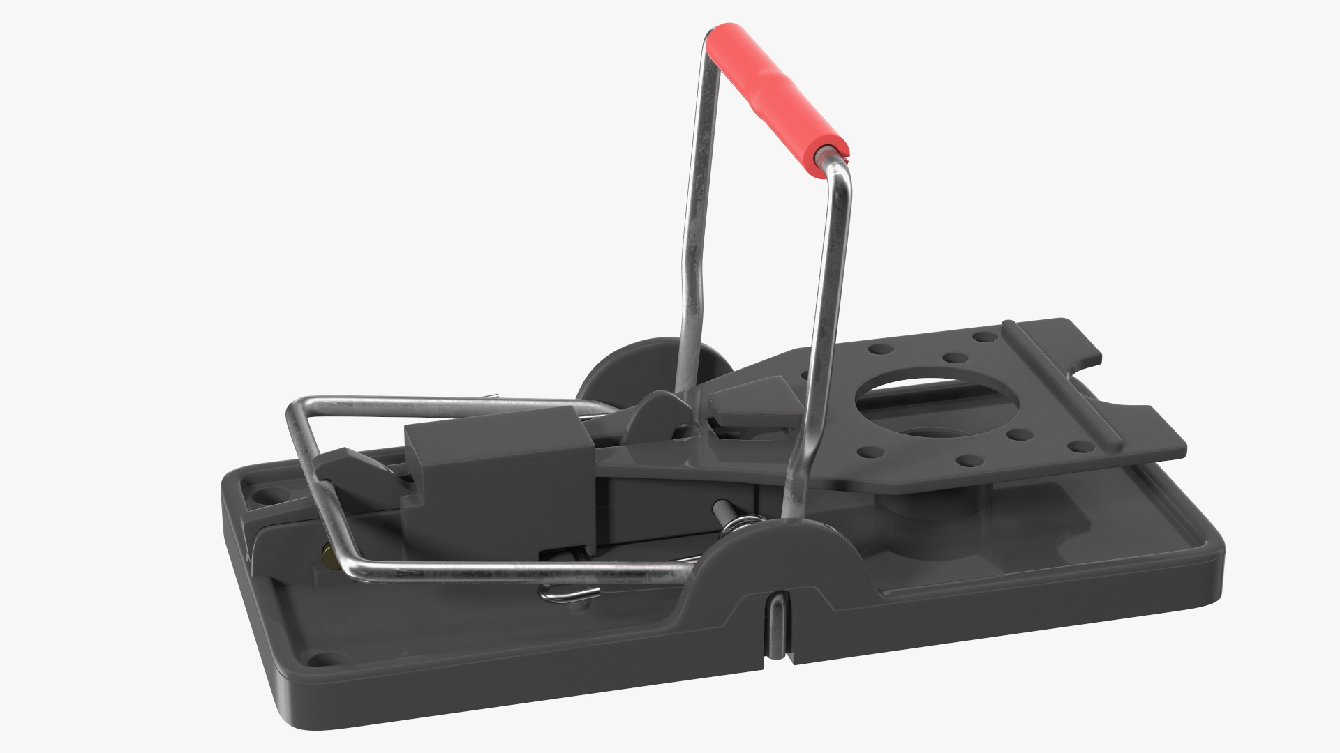 Plastic Mouse Trap Black 3D model