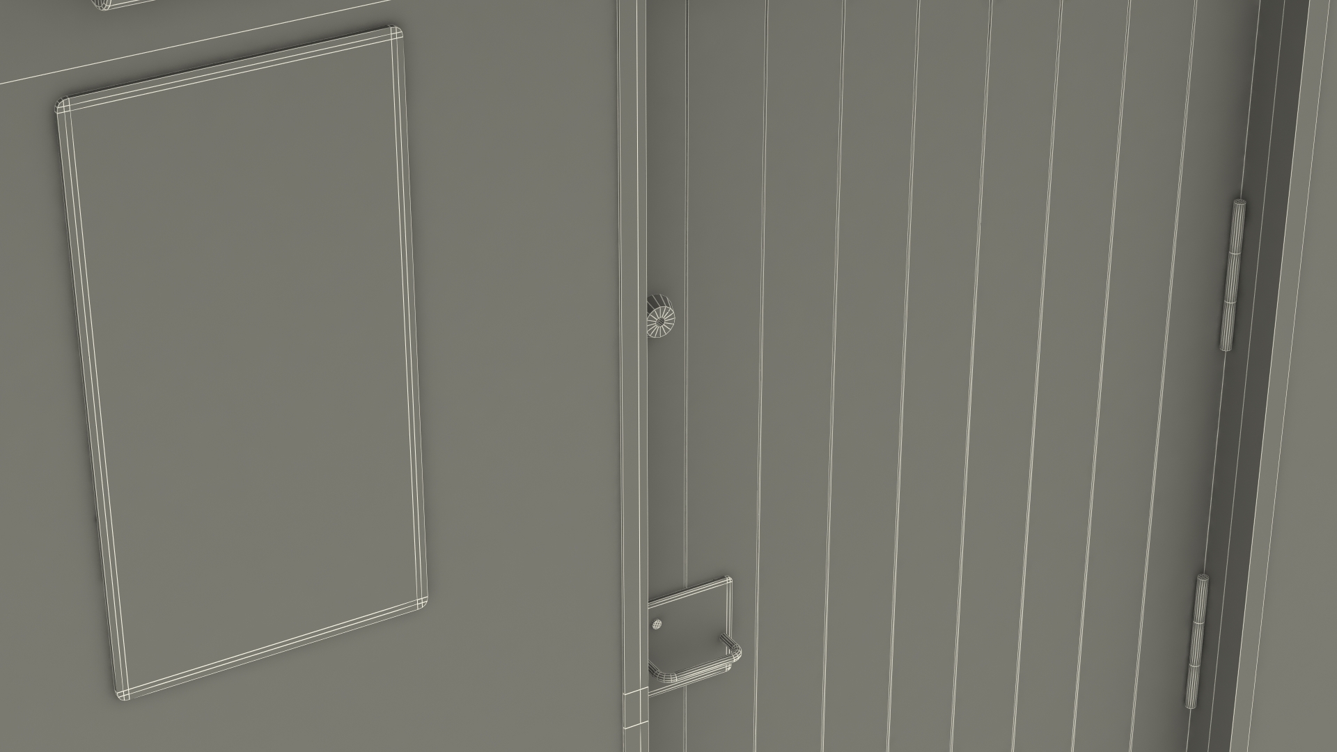 Public Restroom Building 3D model