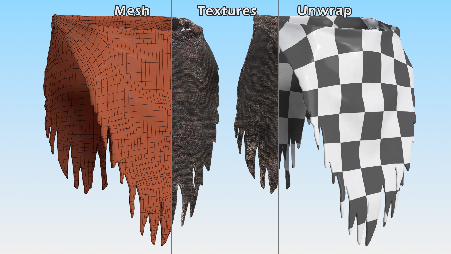 3D Bloody Loincloth
