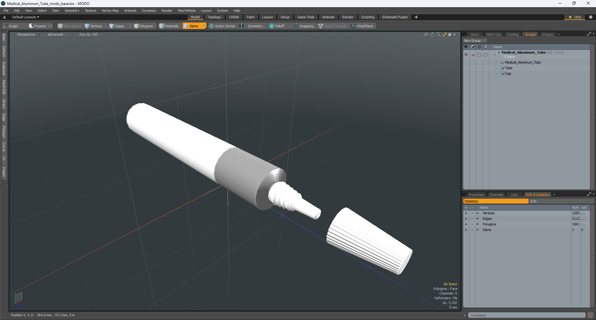3D Medical Aluminum Tube