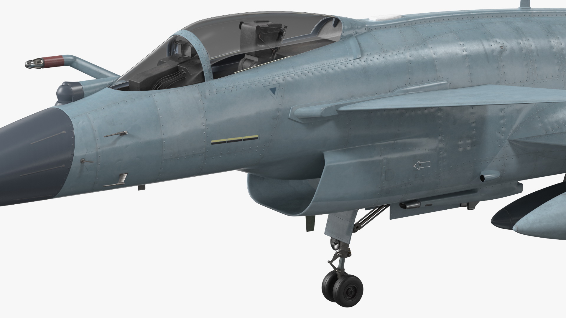 Chengdu J10 B Chinese Air Force Armed Rigged 3D model