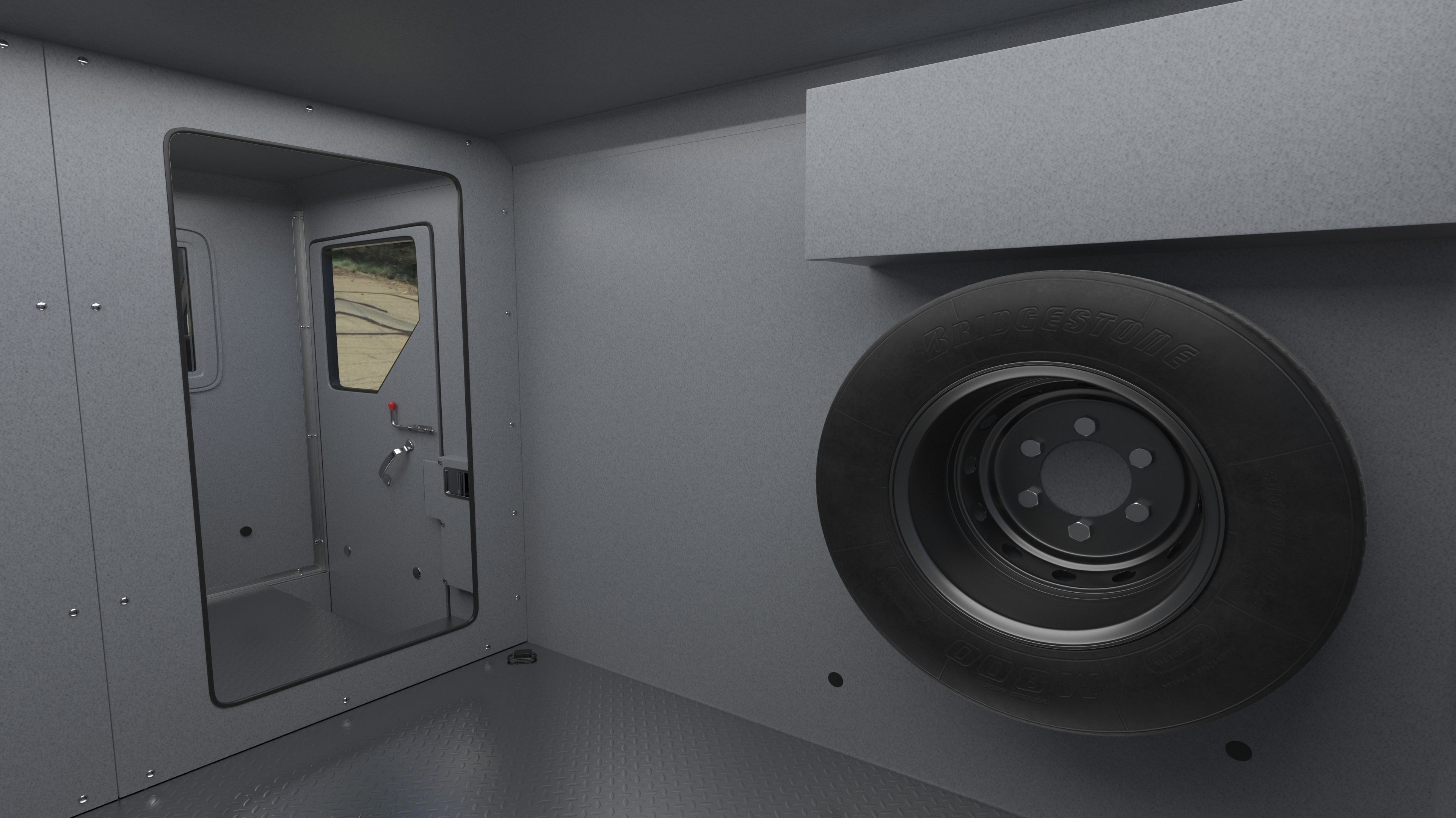 INKAS Armored Vehicle Rigged for Maya 3D