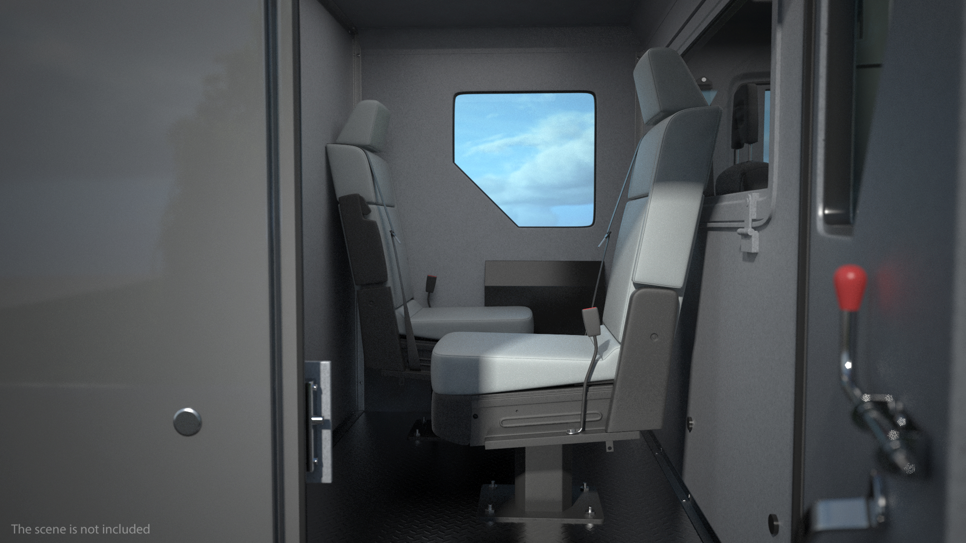 INKAS Armored Vehicle Rigged for Maya 3D