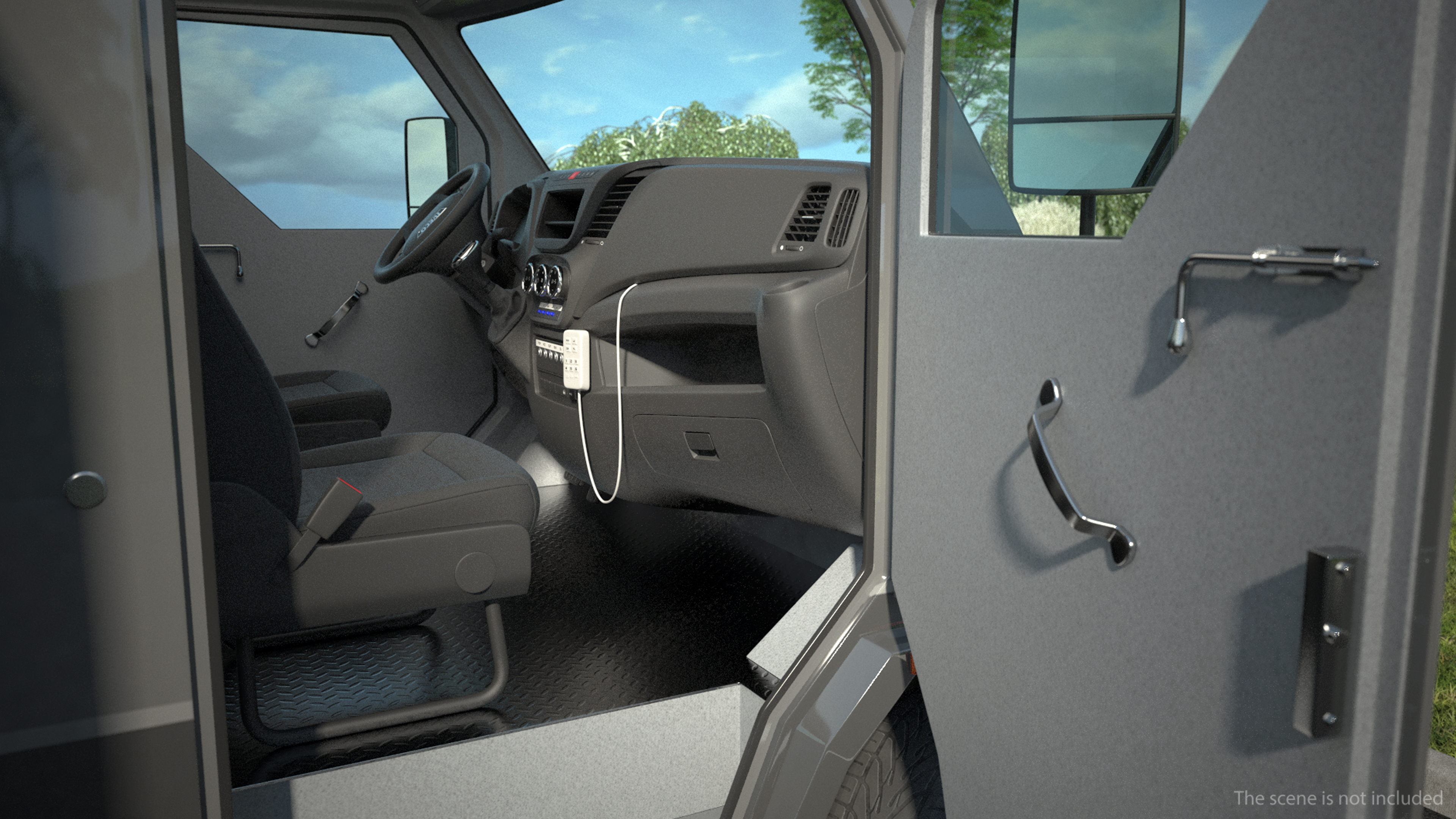 INKAS Armored Vehicle Rigged for Maya 3D
