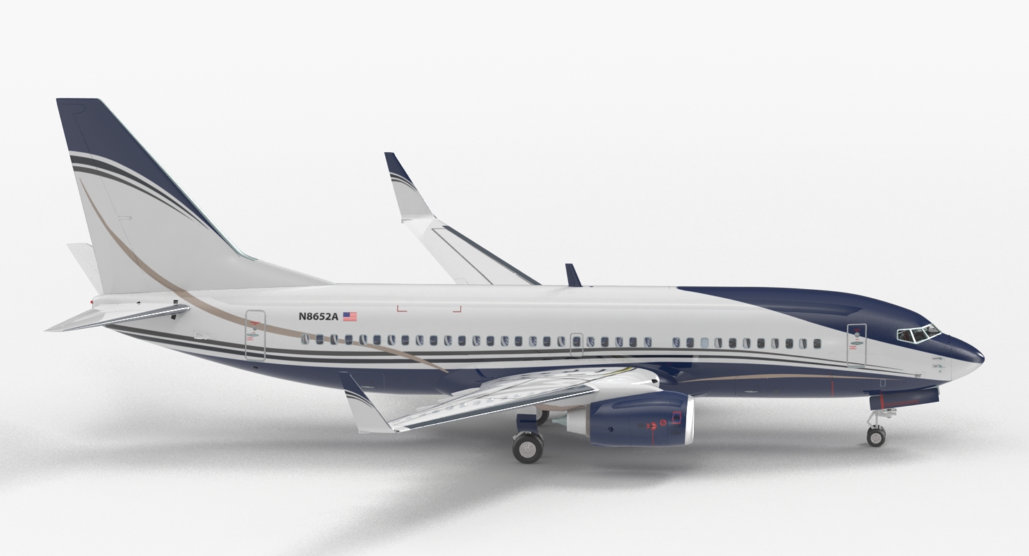3D Boeing 737 700 with Interior Generic