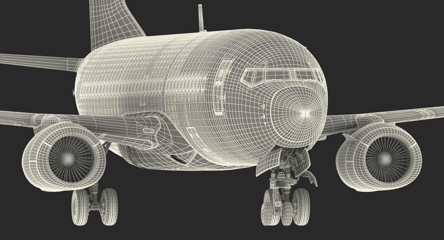 3D Boeing 737 700 with Interior Generic