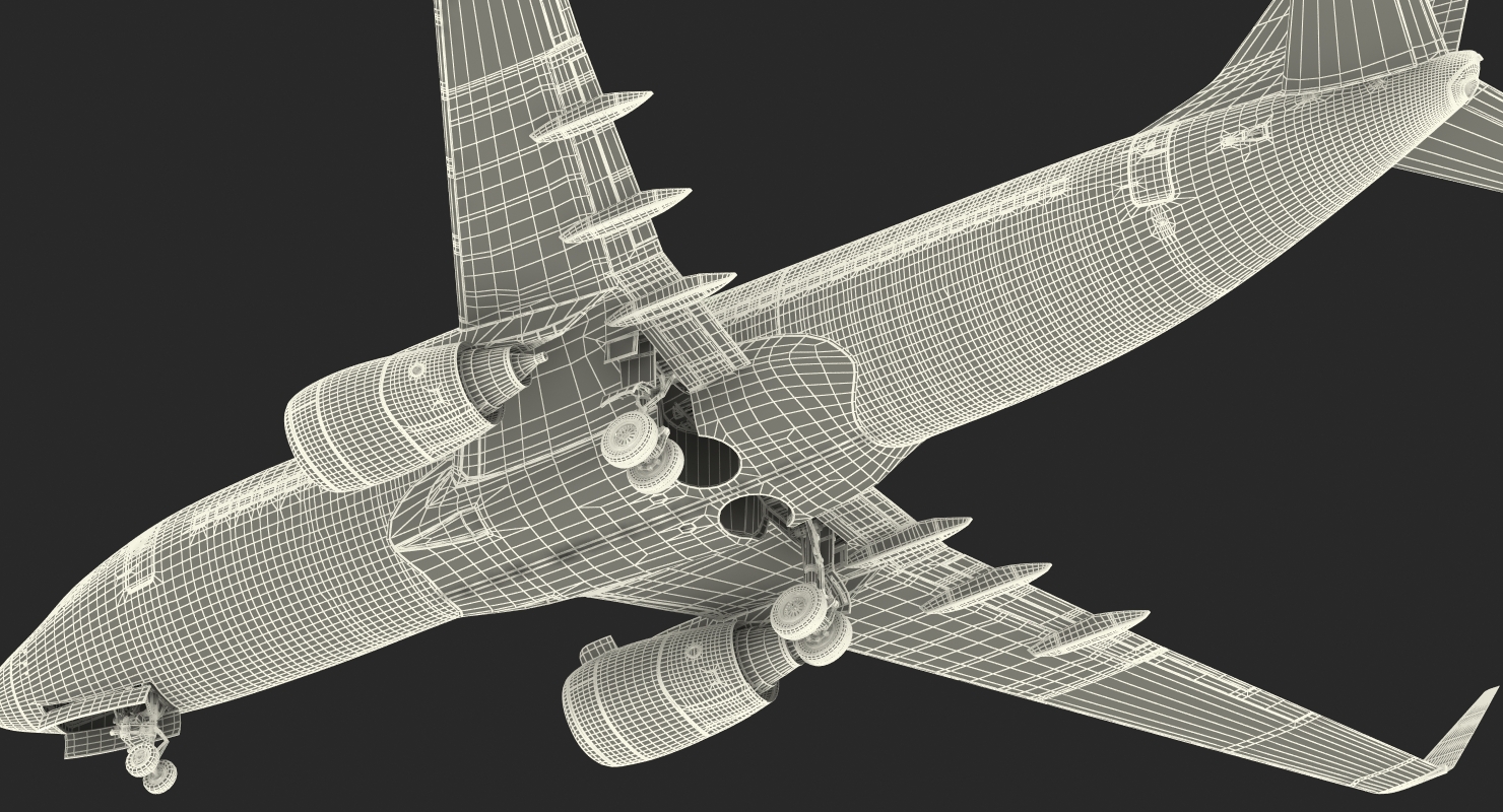 3D Boeing 737 700 with Interior Generic