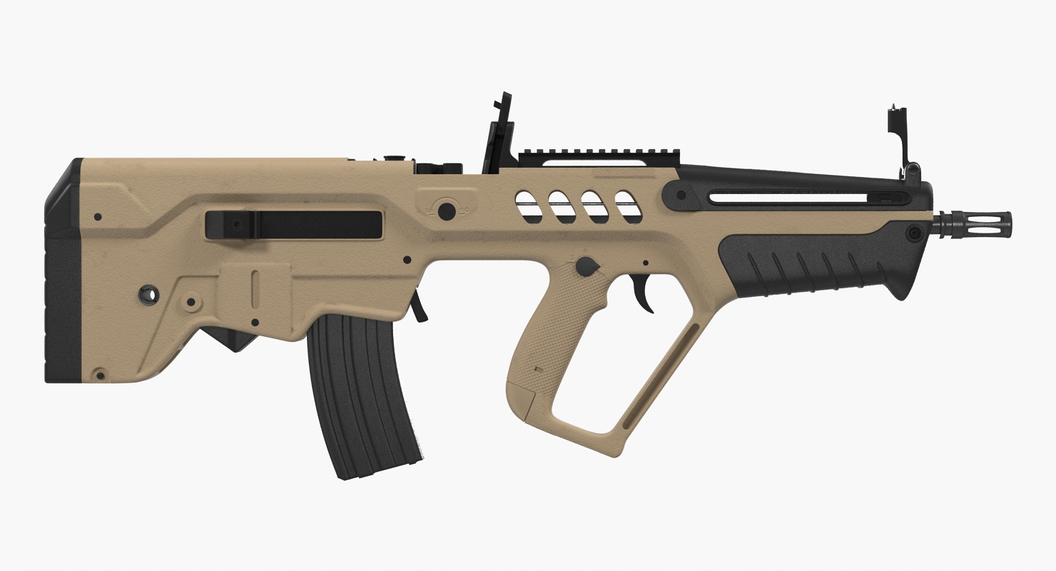 3D Israeli Bullpup Assault Rifle IWI Tavor TAR 21