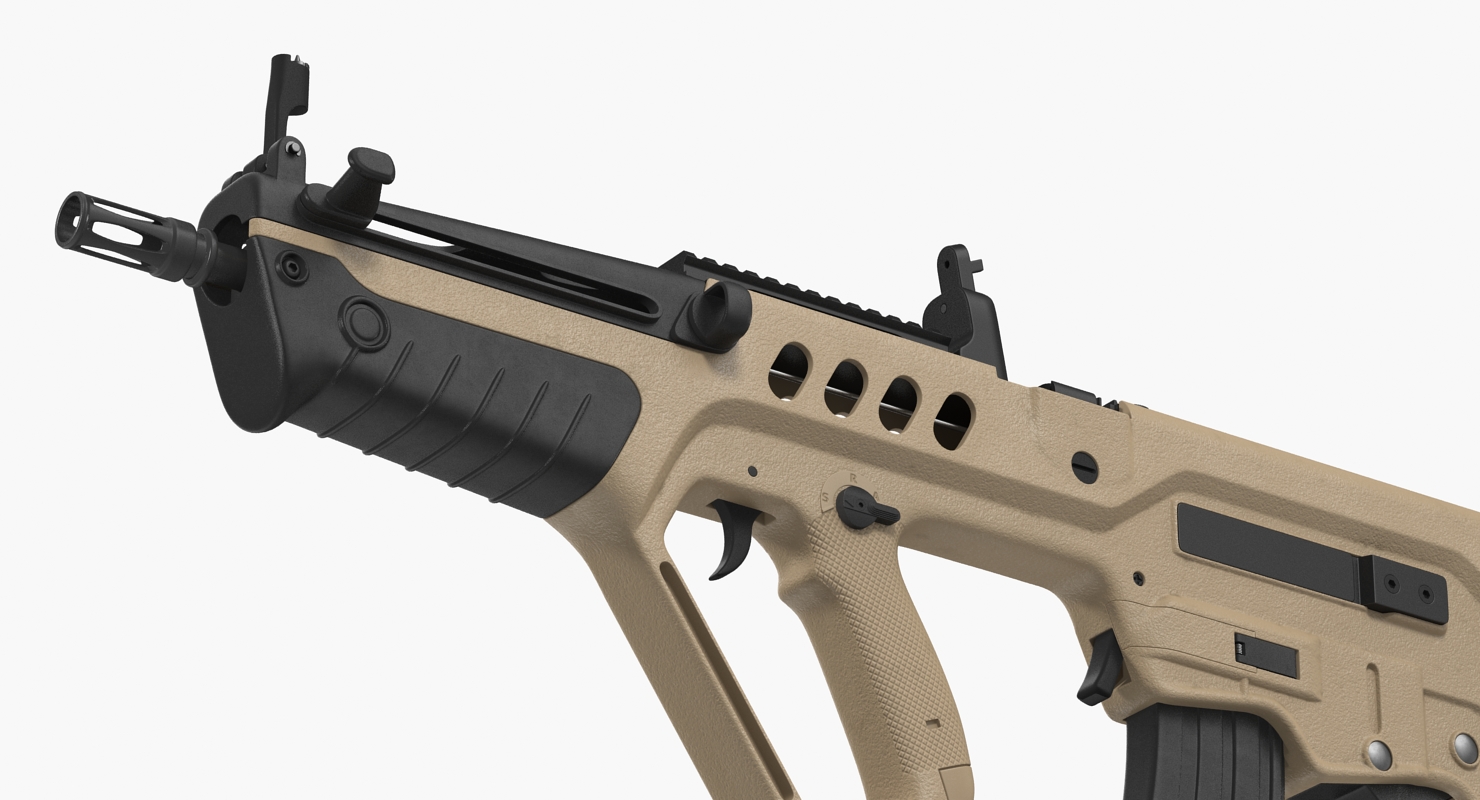 3D Israeli Bullpup Assault Rifle IWI Tavor TAR 21