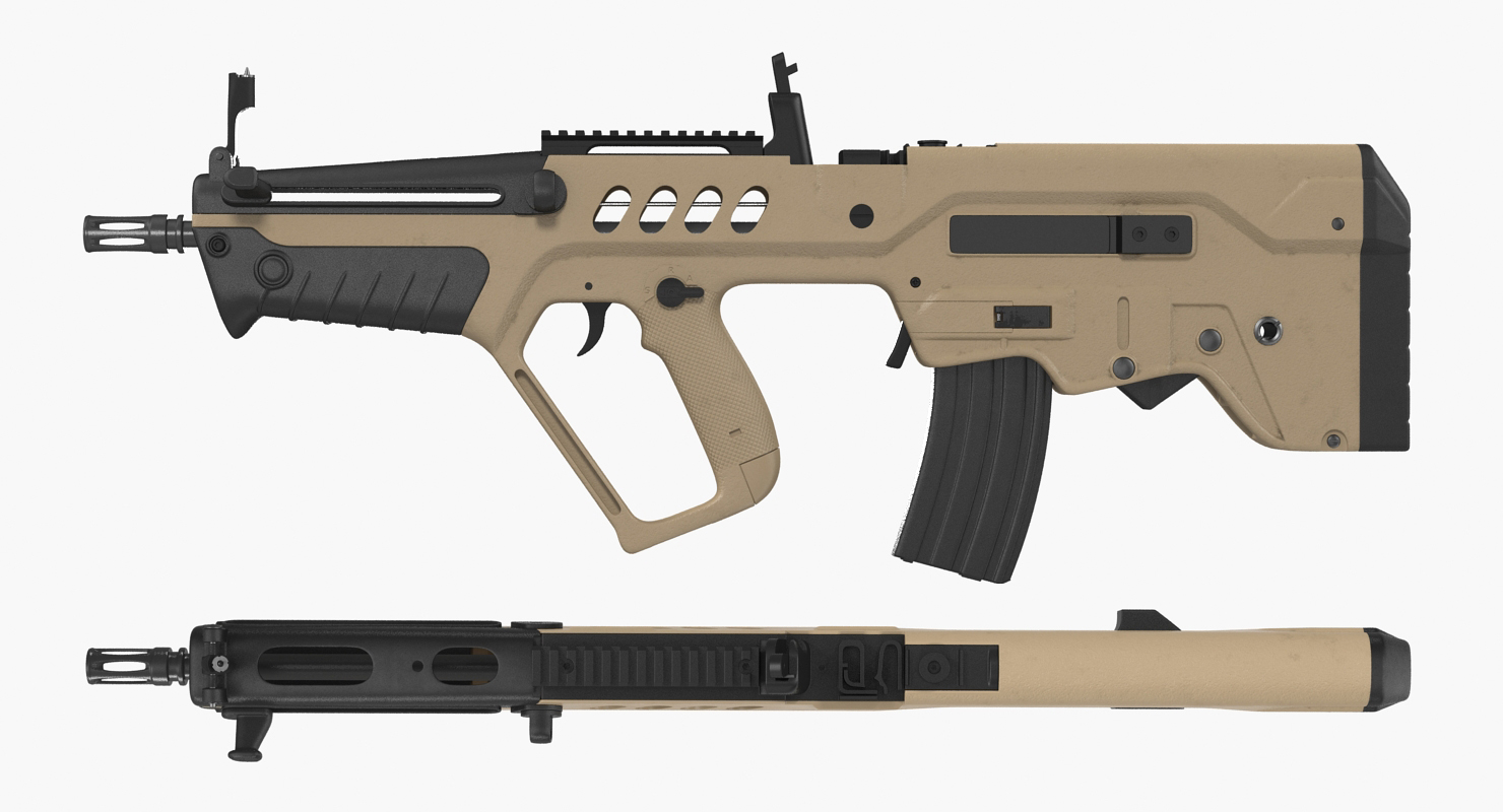 3D Israeli Bullpup Assault Rifle IWI Tavor TAR 21
