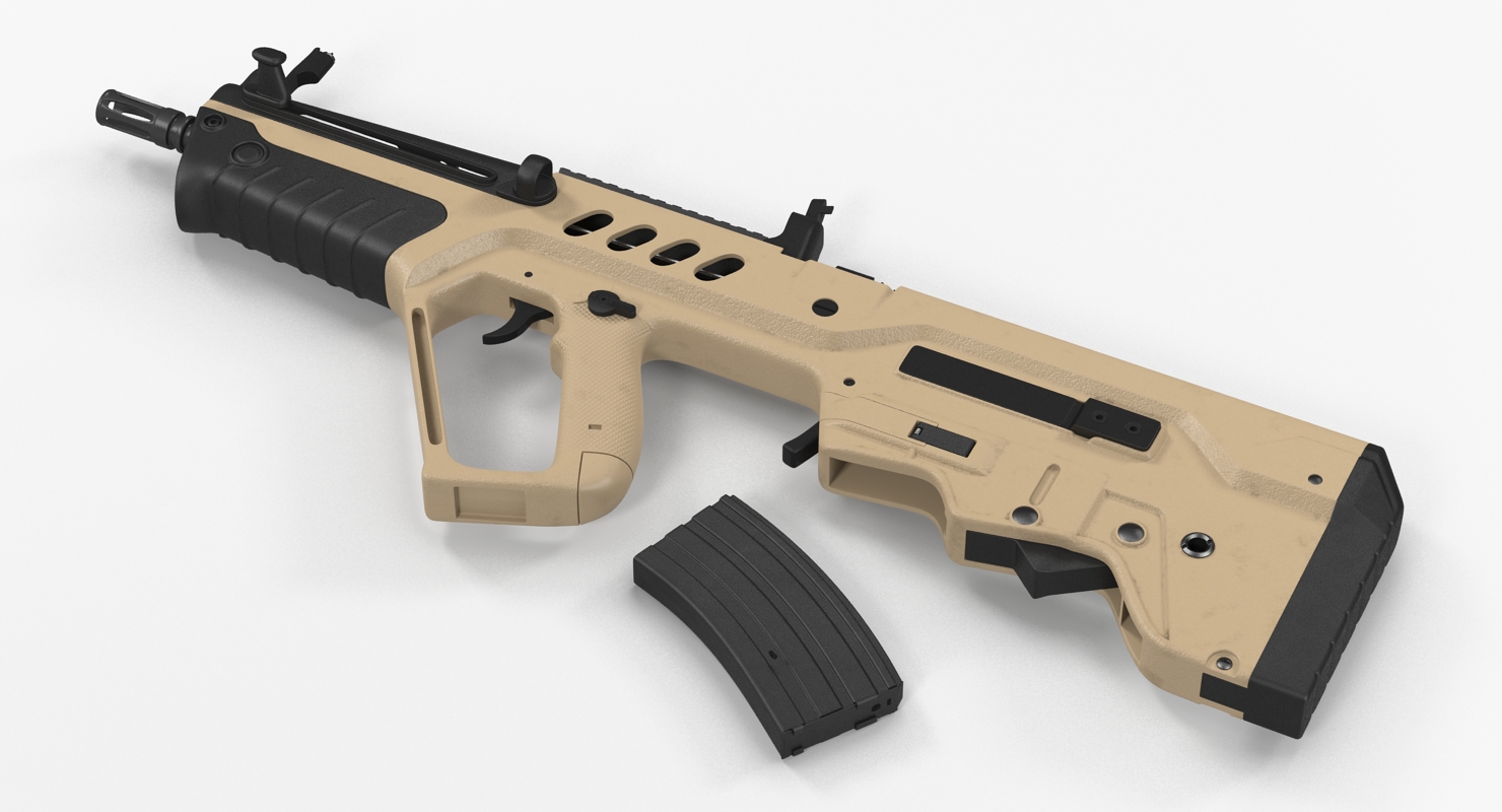 3D Israeli Bullpup Assault Rifle IWI Tavor TAR 21